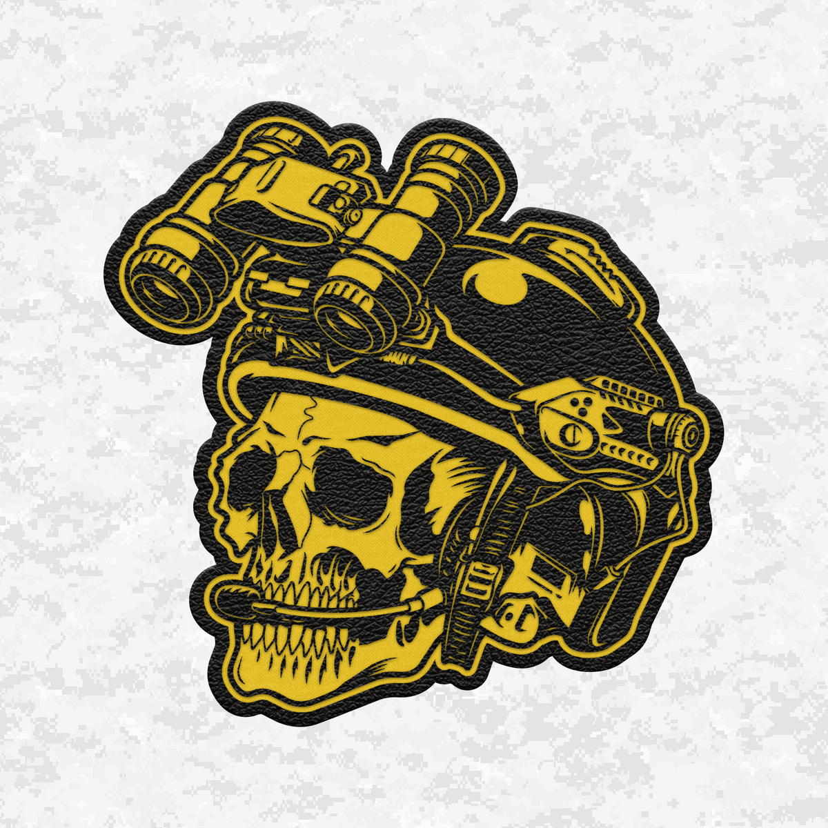 Tactical Helmet Skull NVG | Night Vision Operator | Velcro Backed