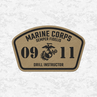 MOS 0911 Drill Instructor | Leather Patch | Velcro Backed