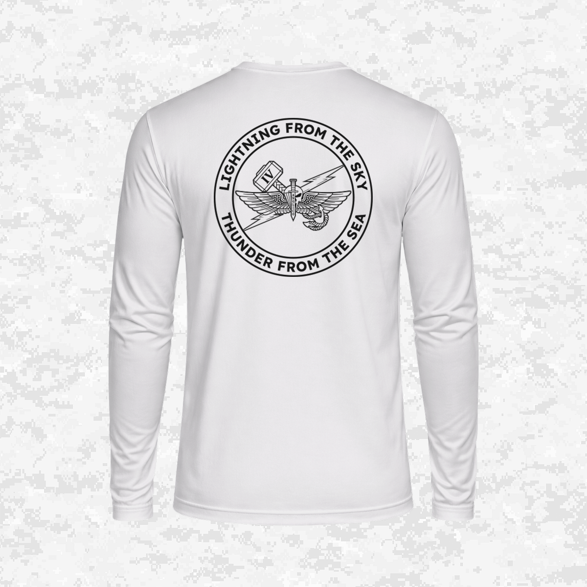 4th ANGLICO | Lightning From The Sky, Thunder From The Sea | DRIFIT Long sleeve, Hoodie