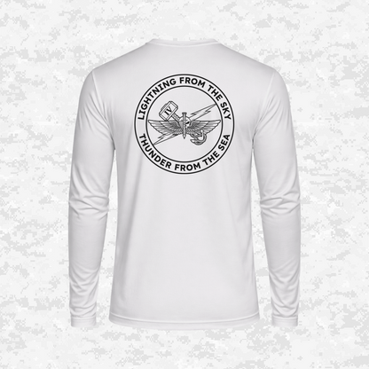 4th ANGLICO | Lightning From The Sky, Thunder From The Sea | DRIFIT Long sleeve, Hoodie