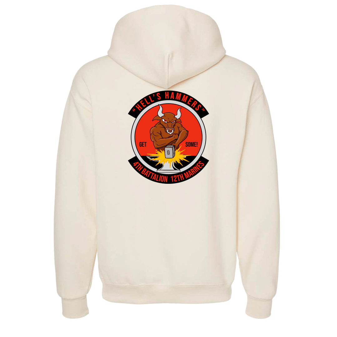 4th Battalion 12th Marines Unit "Hell's Hammers" Hoodie