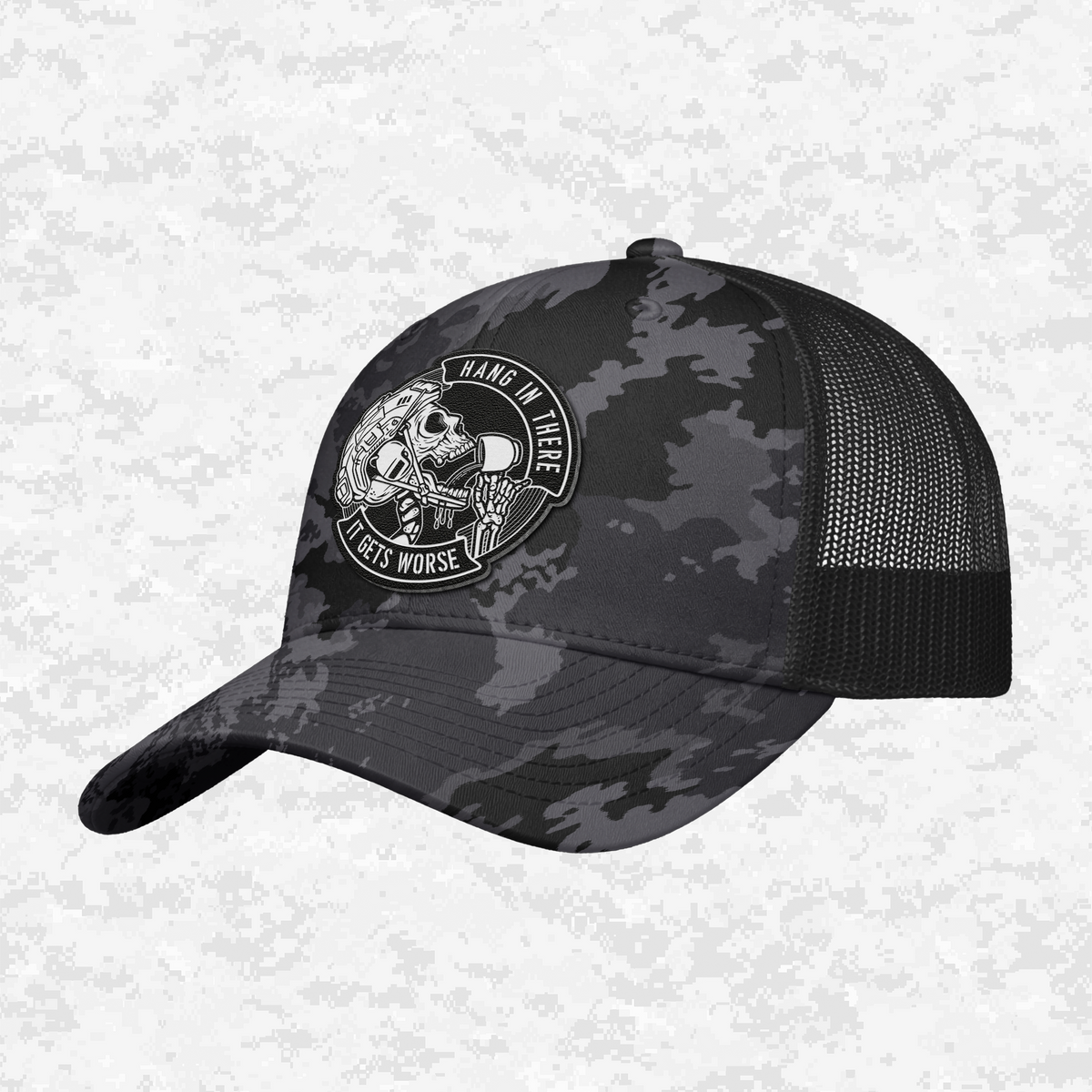 Hang In There It Gets Worse | Snapback Hat
