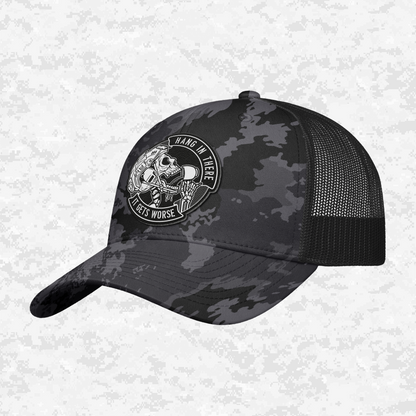 Hang In There It Gets Worse | Snapback Hat