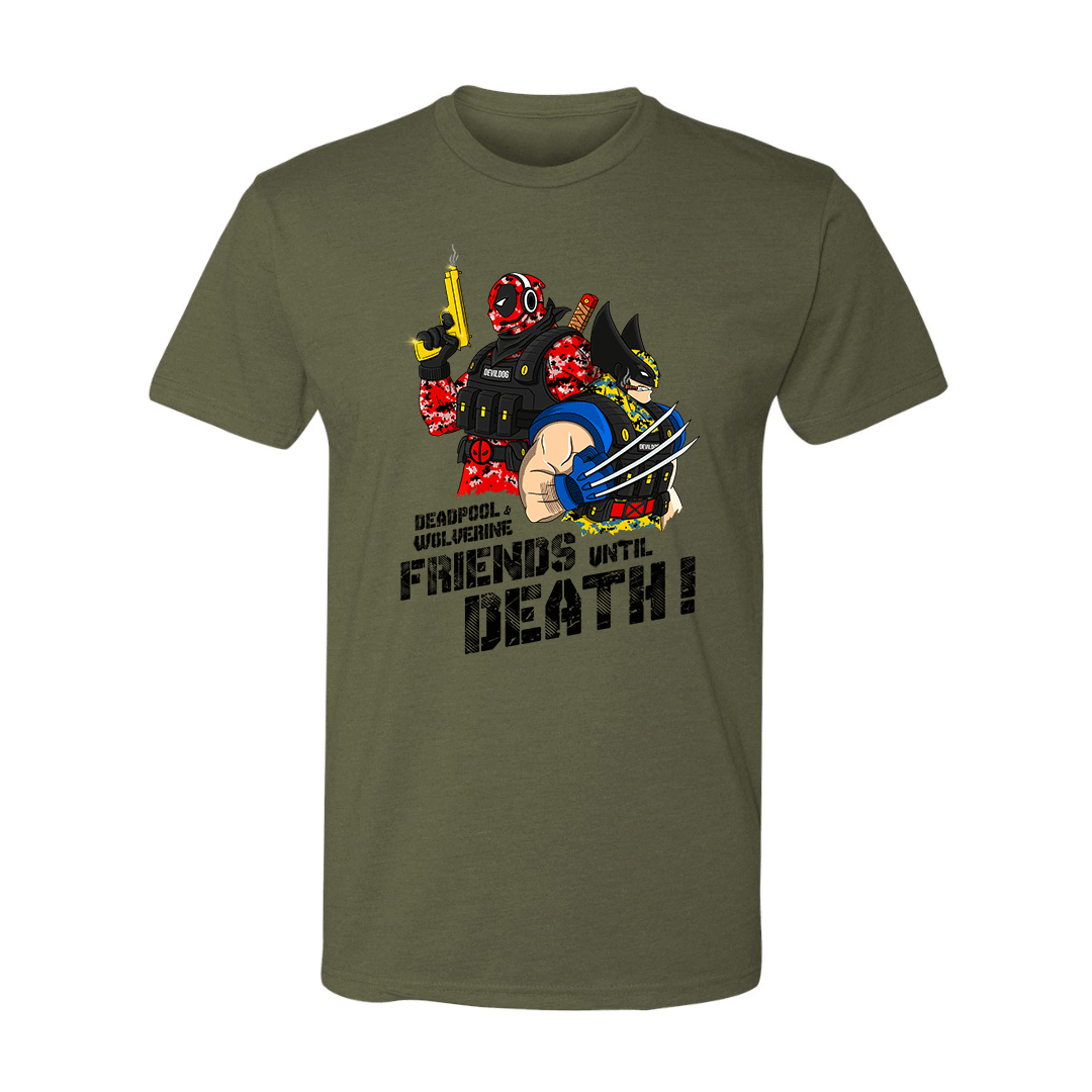 "Friends until Death" Deadpool & Wolverine Shirt