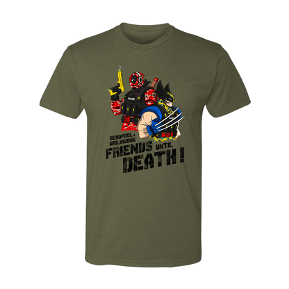 "Friends until Death" Deadpool & Wolverine T-shirt