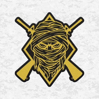 Tactical Mummy Halloween Edition | Leather Patch | Velcro Backed