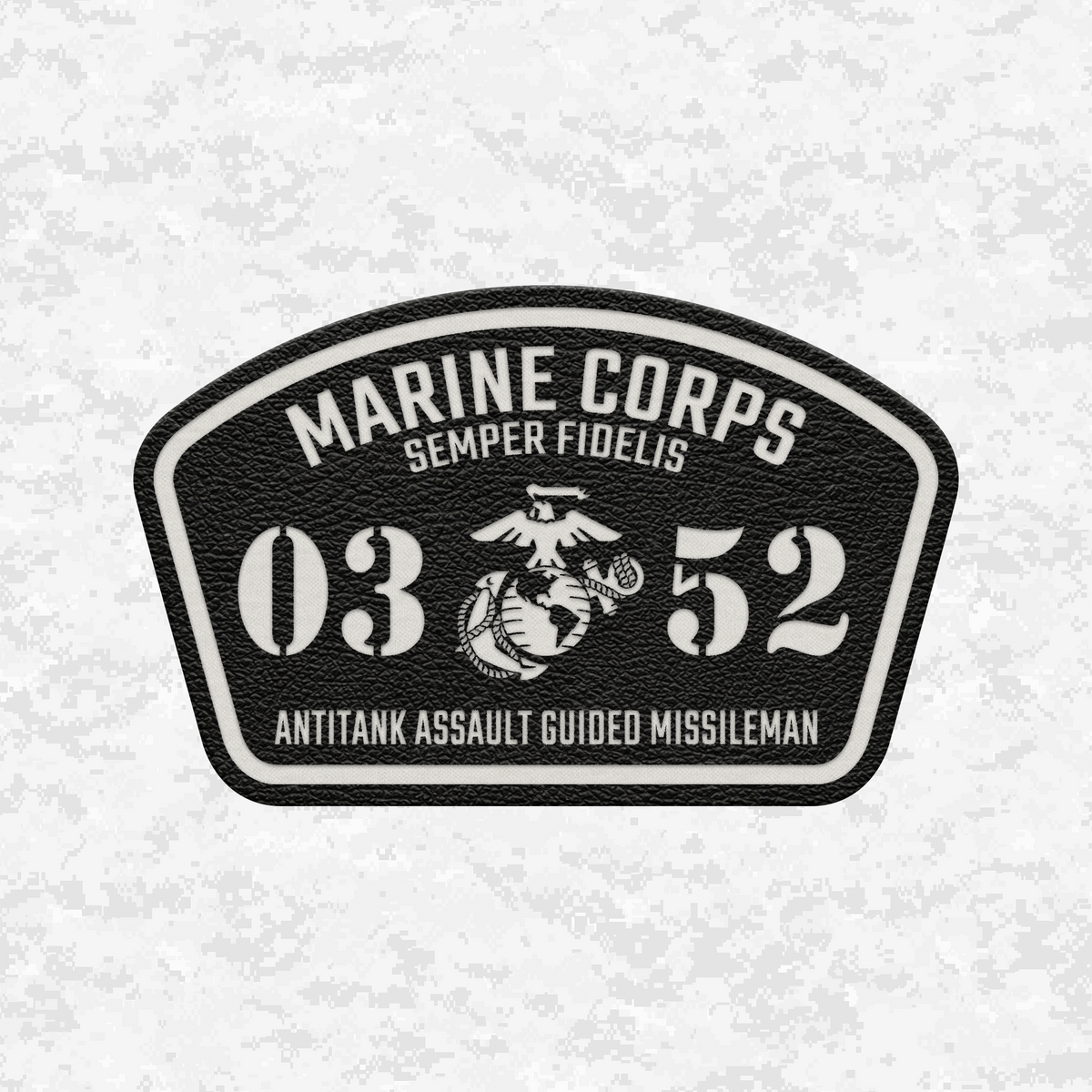 MOS 0352 Antitank Missileman | Leather Patch | Velcro Backed