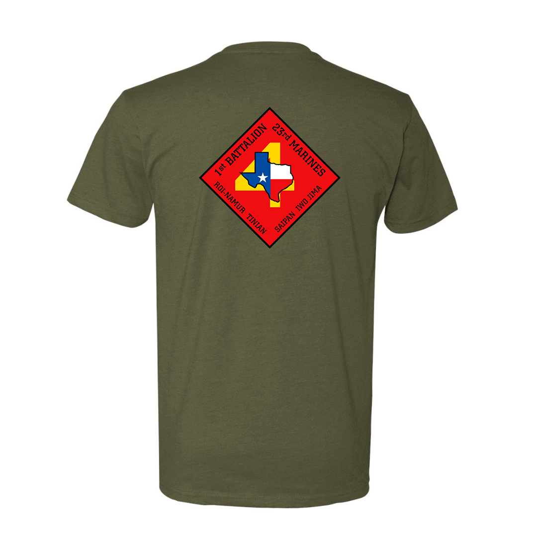 1st Battalion 23rd Marines Unit "Lone Star" Shirt