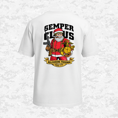 Semper Claus | Delivering Freedom | Oversize T-shirt