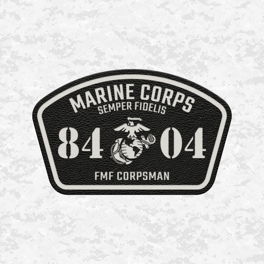 MOS HM-8404 FMF Corpsman | Leather Patch | Velcro Backed