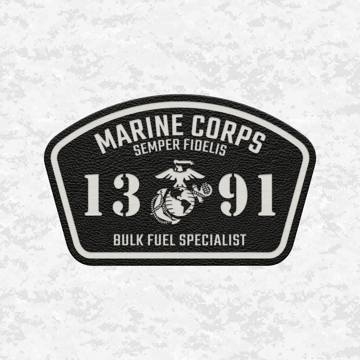 MOS 1391 Bulk Fuel Specialist | Leather Patch | Velcro Backed