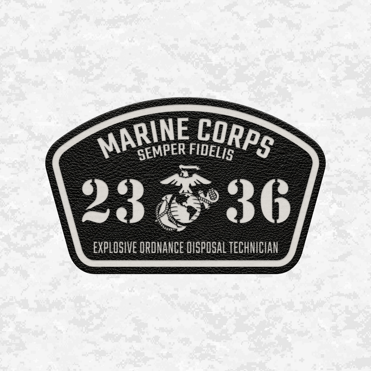MOS 2336 Explosive Ordnance Disposal Technician | Leather Patch | Velcro Backed