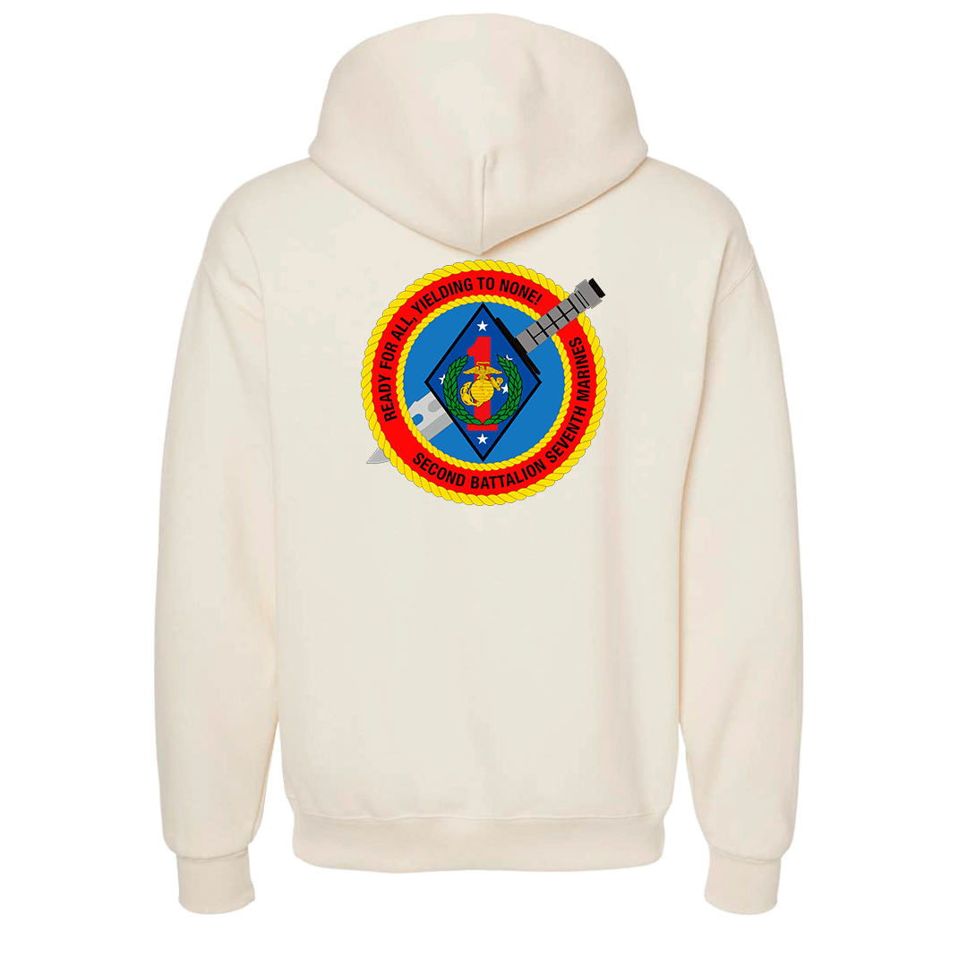 2nd Battalion 7th Marines Unit "War Dogs" Hoodie