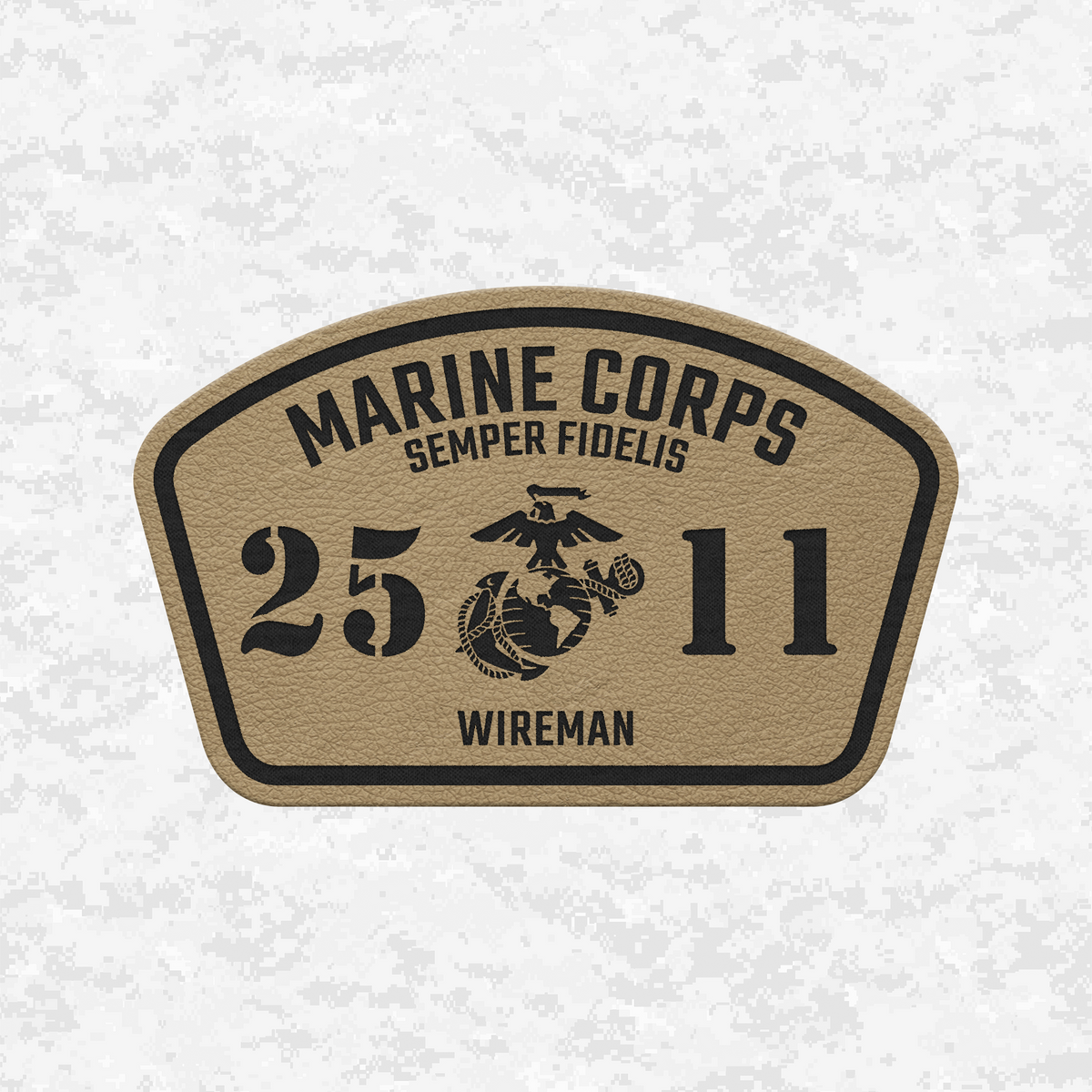 MOS 2511 Wireman | Leather Patch | Velcro Backed