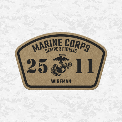 MOS 2511 Wireman | Leather Patch | Velcro Backed