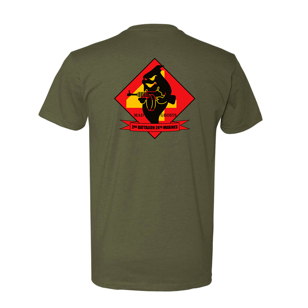 2nd Battalion 24th Marines Unit The Mad Ghosts #2 Shirt