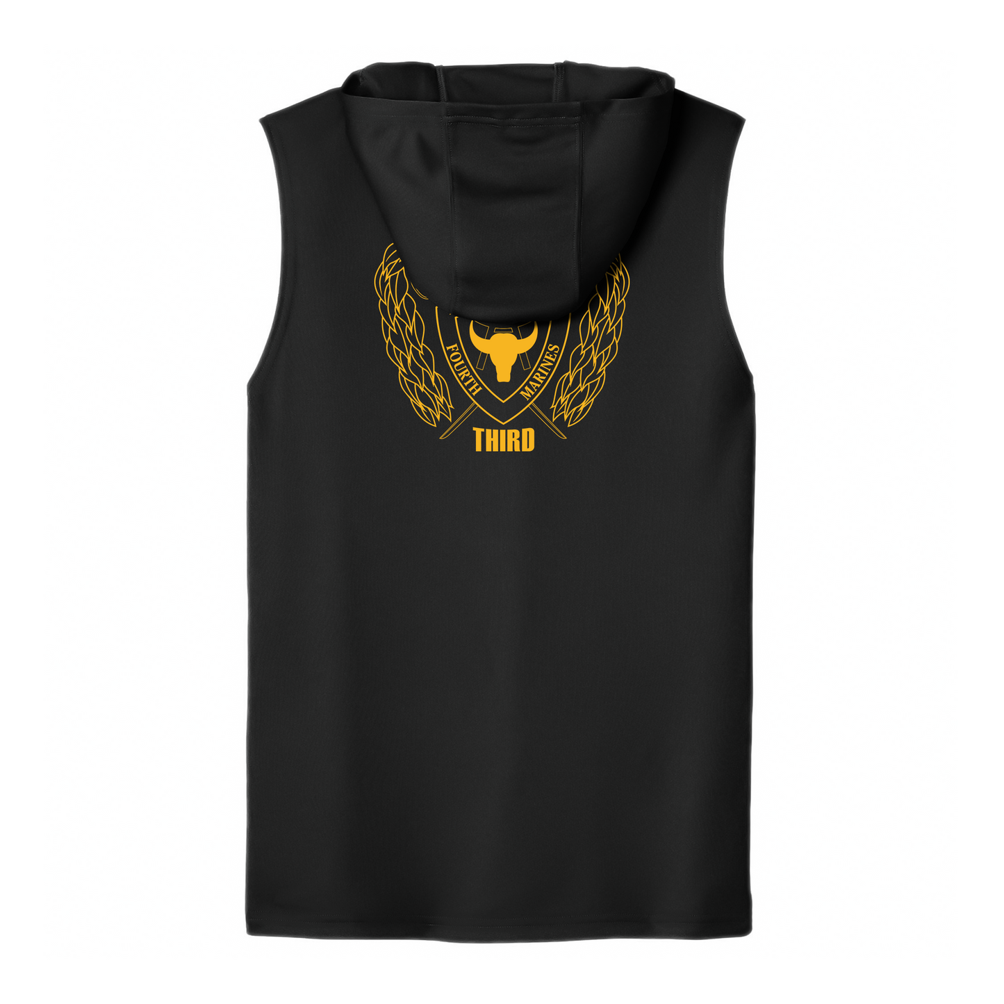 3rd Battalion 4th Marines Unit "Thundering Third" DRIFIT Sleeveless, Tank, Sleeveless Hoodie