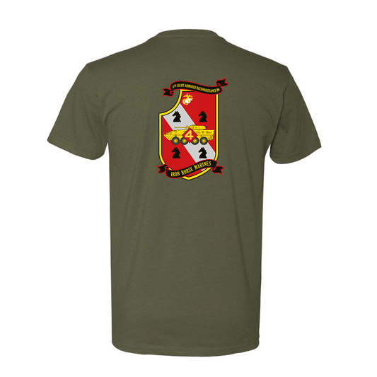 4th Light Armored Reconnaissance Battalion "Iron Horse Marines" | T-shirt