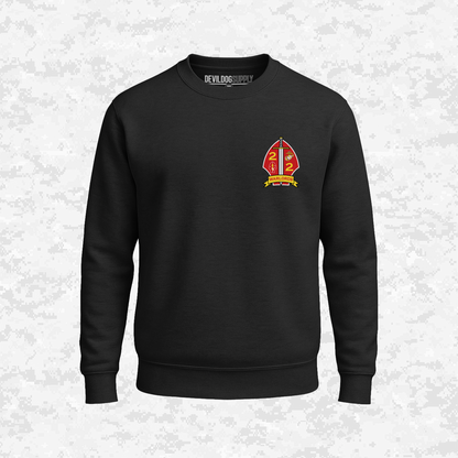 2nd Battalion 2nd Marines Unit "Warlords" Classic Edition #3 | Sweatshirt