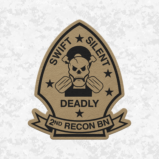 2nd Reconnaissance Battalion Unit ¨Chimera¨ | Leather Patch | Velcro Backed