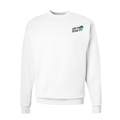 HAWK TUAH "Lick it and Stick it" Sweatshirt USMC 0621 Radio Operator