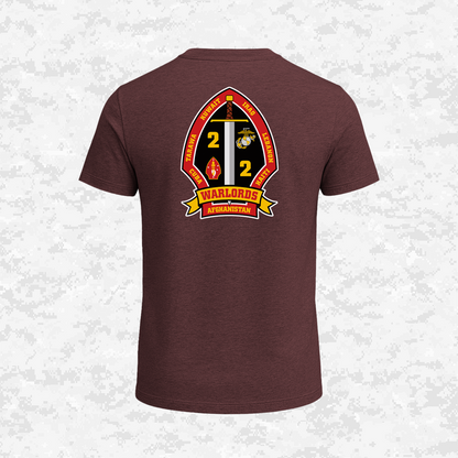 2nd Battalion 2nd Marines Unit "Warlords" #2 | T-shirt