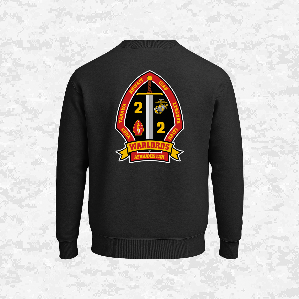 2nd Battalion 2nd Marines Unit "Warlords" #2 | Sweatshirt