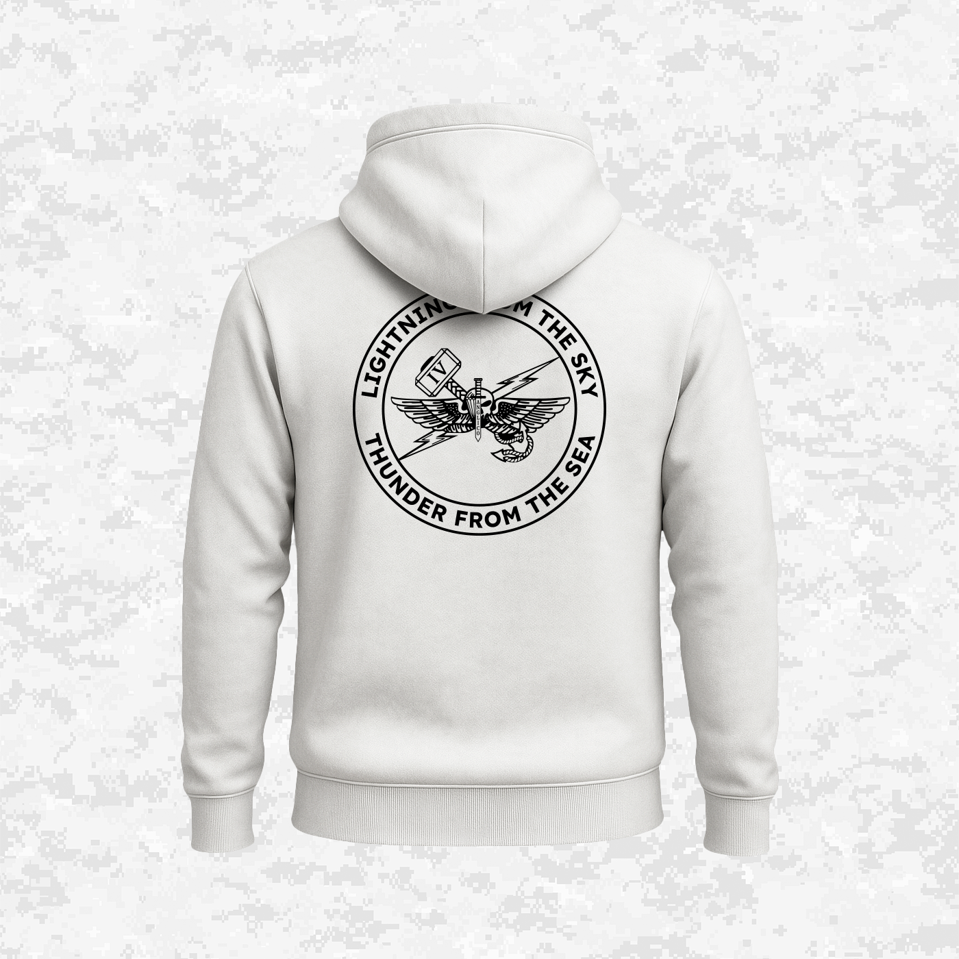 4th ANGLICO | Lightning From The Sky, Thunder From The Sea | Hoodie