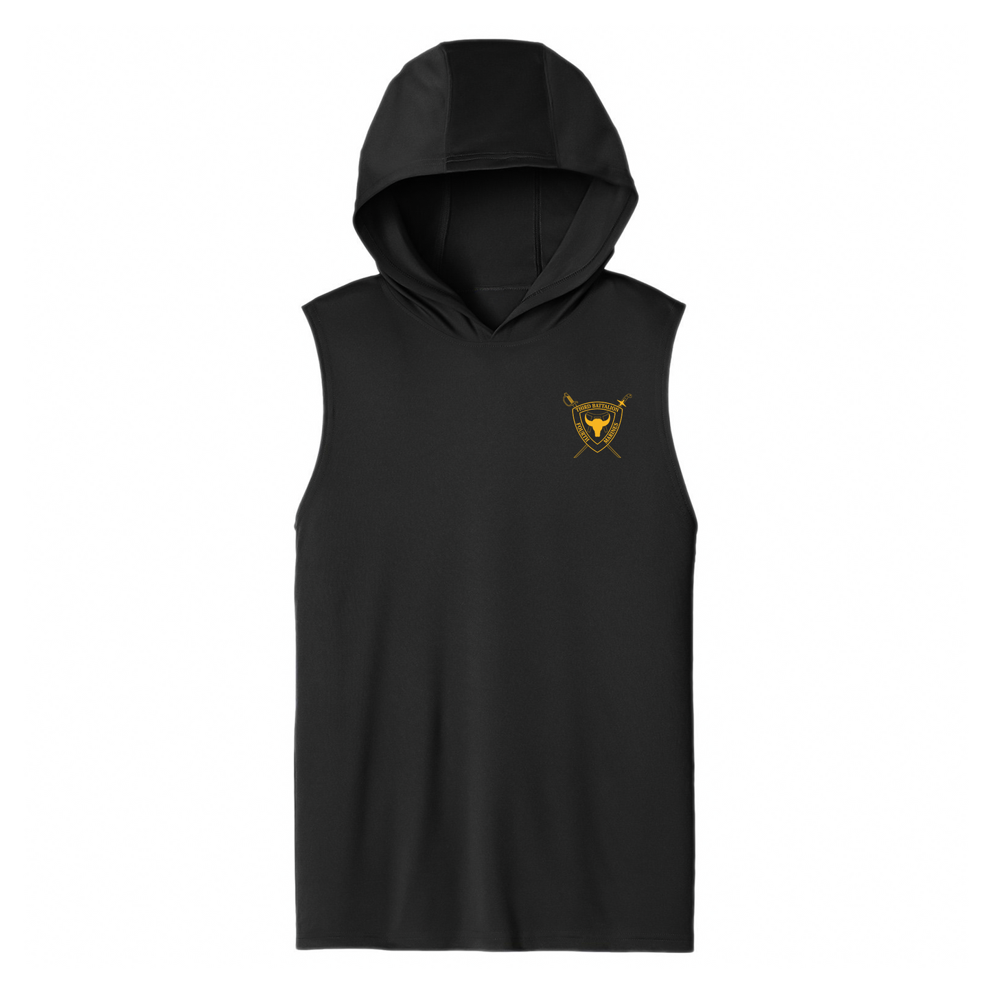 3rd Battalion 4th Marines Unit "Thundering Third" DRIFIT Sleeveless, Tank, Sleeveless Hoodie