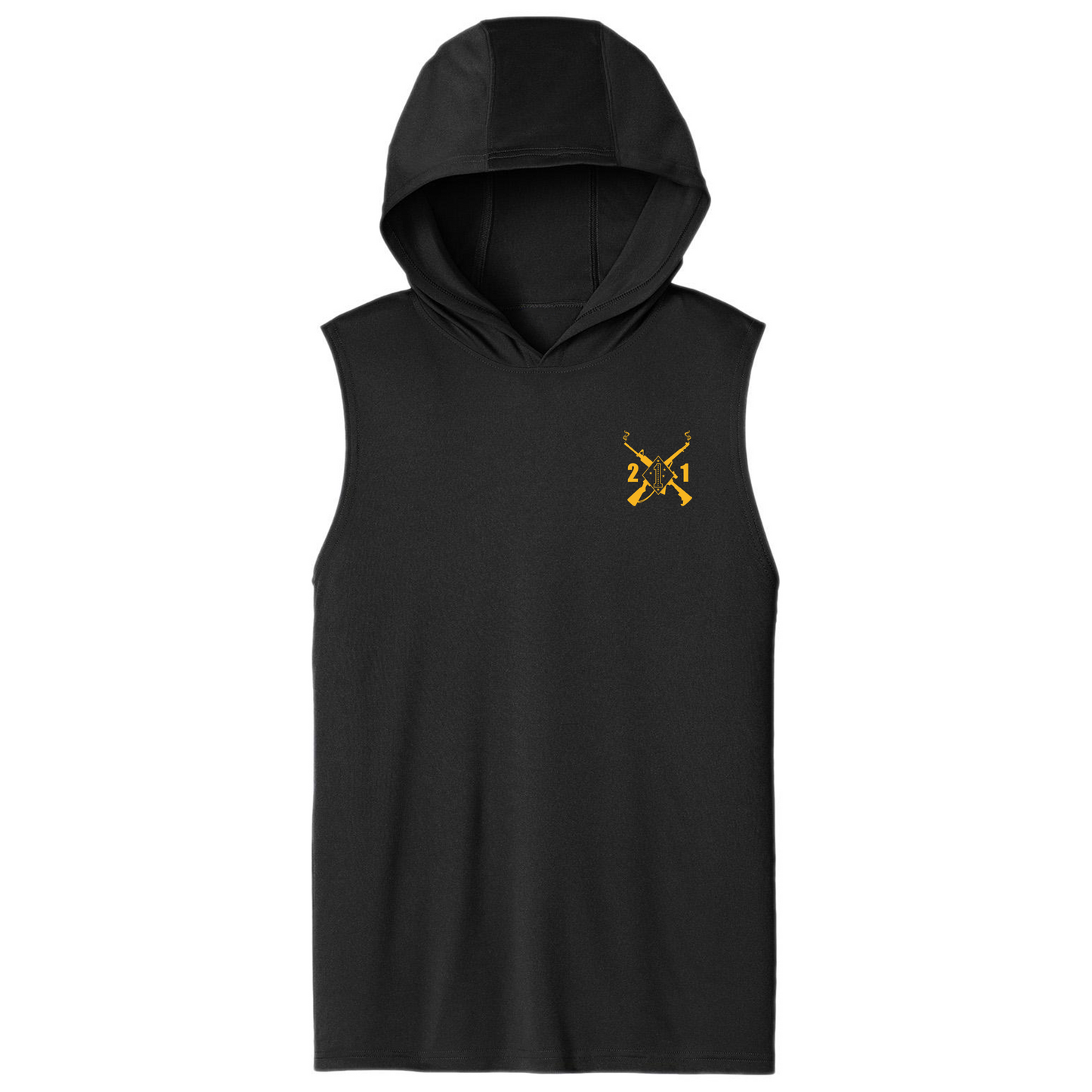 2nd Battalion 1st Marines Unit "Gunsmoke" DRIFIT Sleeveless, Tank, Sleeveless Hoodie