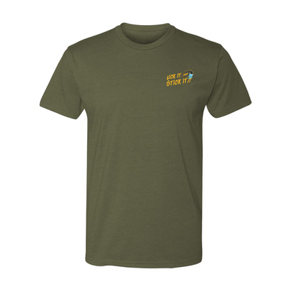 HAWK TUAH "Lick it and Stick it" Shirt USMC 0621 Radio Operator