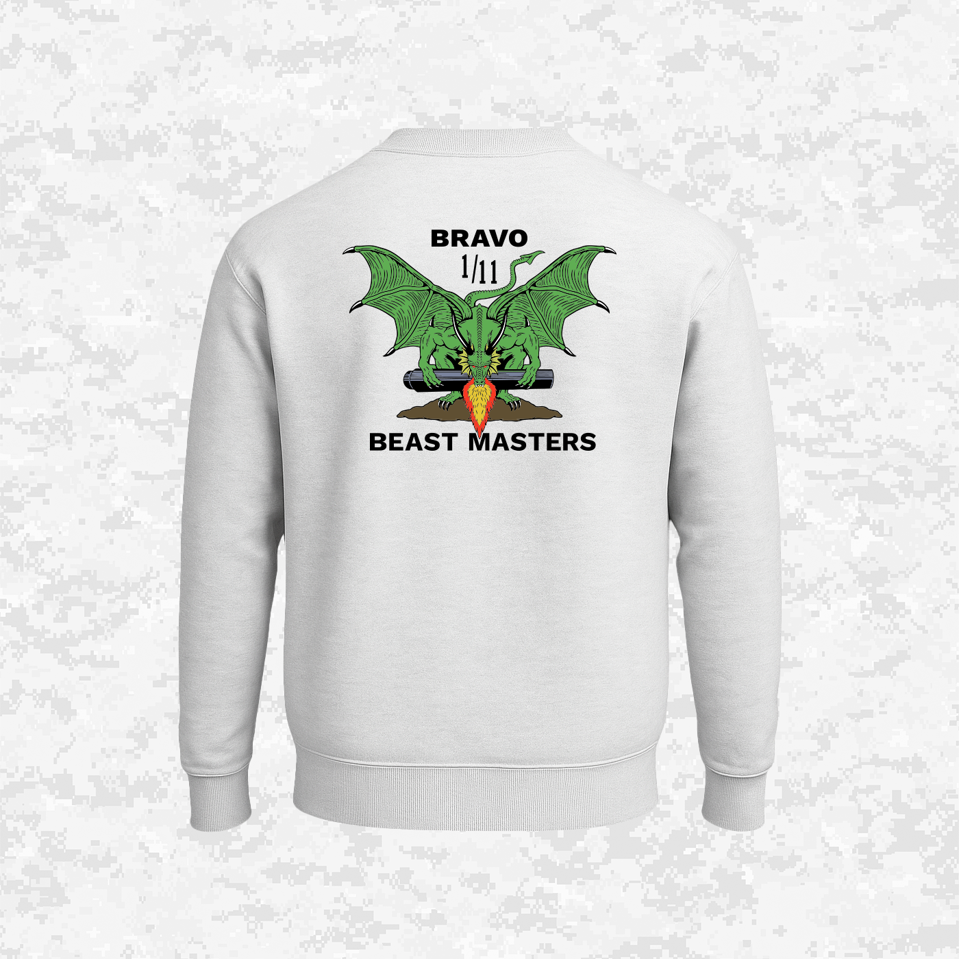 1st Bn 11th marines Bravo "Beast Masters" | Sweatshirt