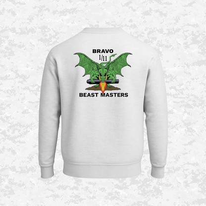 1st Bn 11th marines Bravo "Beast Masters" | Sweatshirt