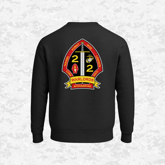 2nd Battalion 2nd Marines Unit "Warlords" Classic Edition #1 | Sweatshirt