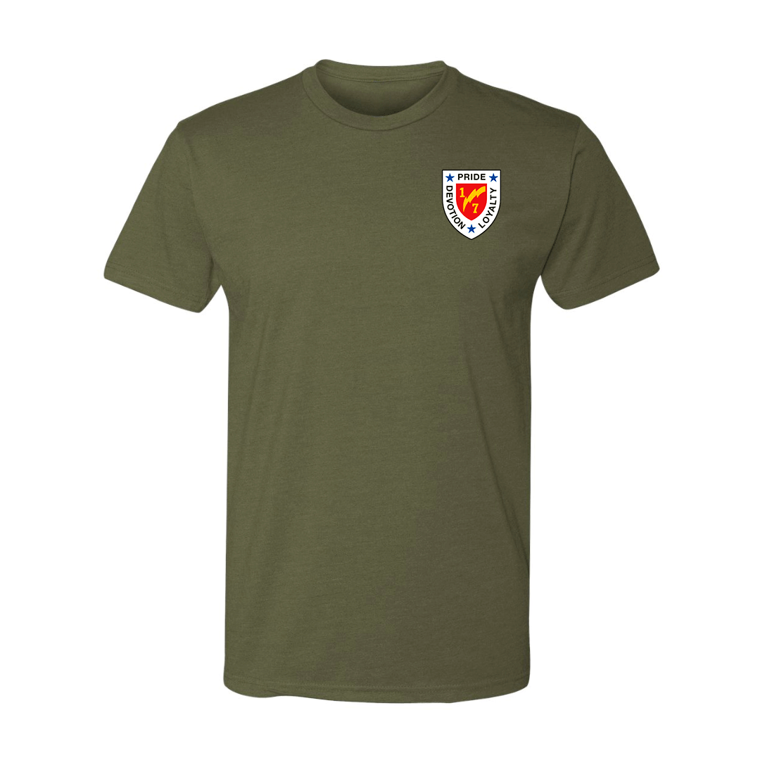1st Battalion 7th Marines Unit "First Team" Shirt