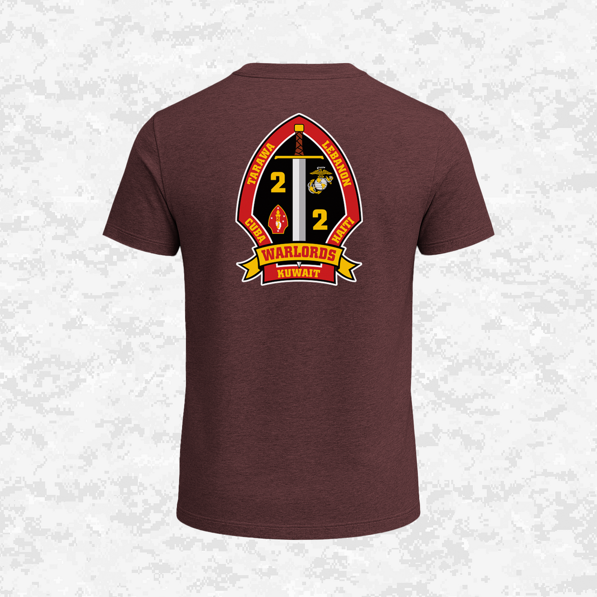2nd Battalion 2nd Marines Unit "Warlords" #4 | T-shirt
