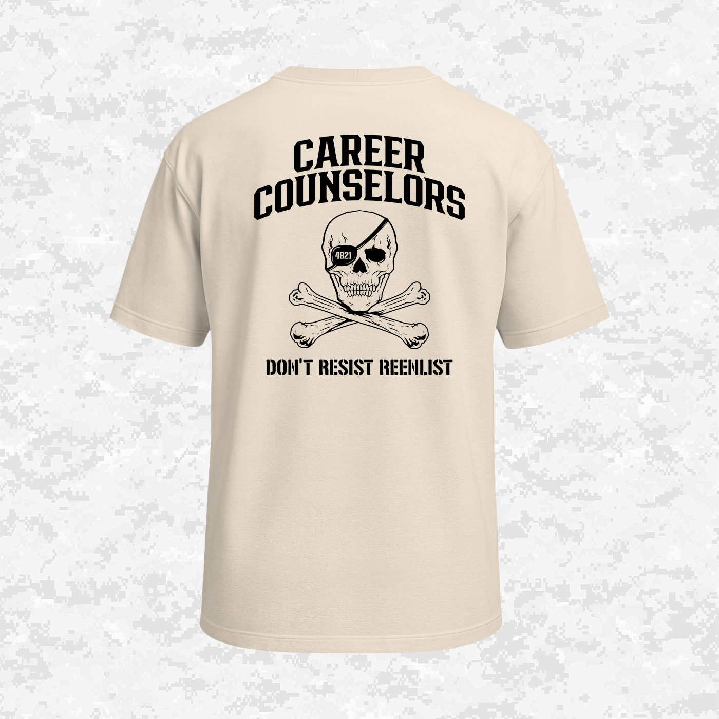 Don't Resist Reenlist | Oversized T-shirt | Regular & Faded Fabric