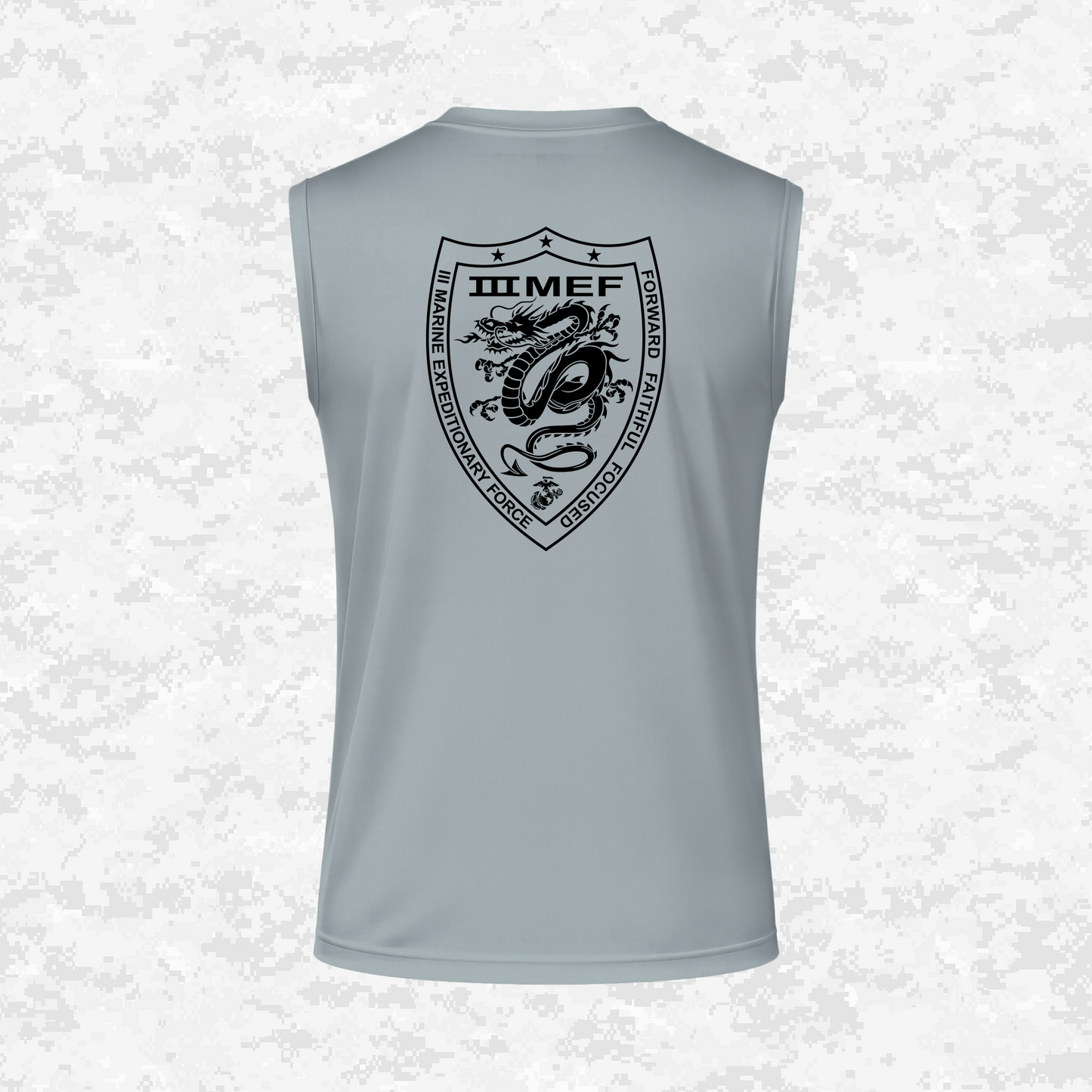III MEF | III Marine Expeditionary Force | DRIFIT Sleeveless, Tank, Sleeveless Hoodie