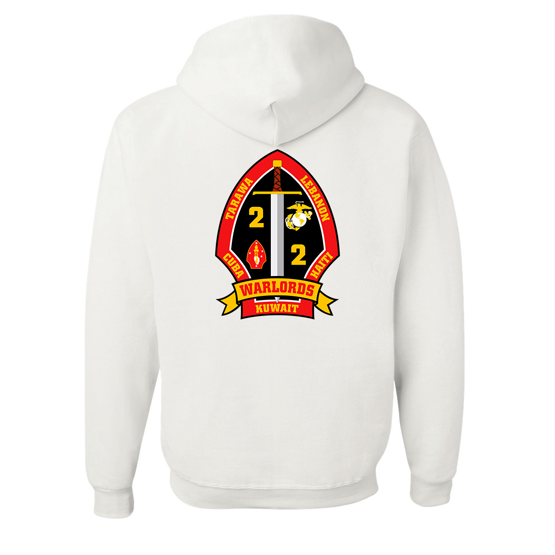 2nd Battalion 2nd Marines Unit "Warlords" Hoodie #3