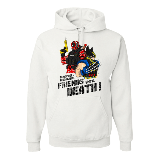 "Friends until Death" Deadpool & Wolverine Hoodie