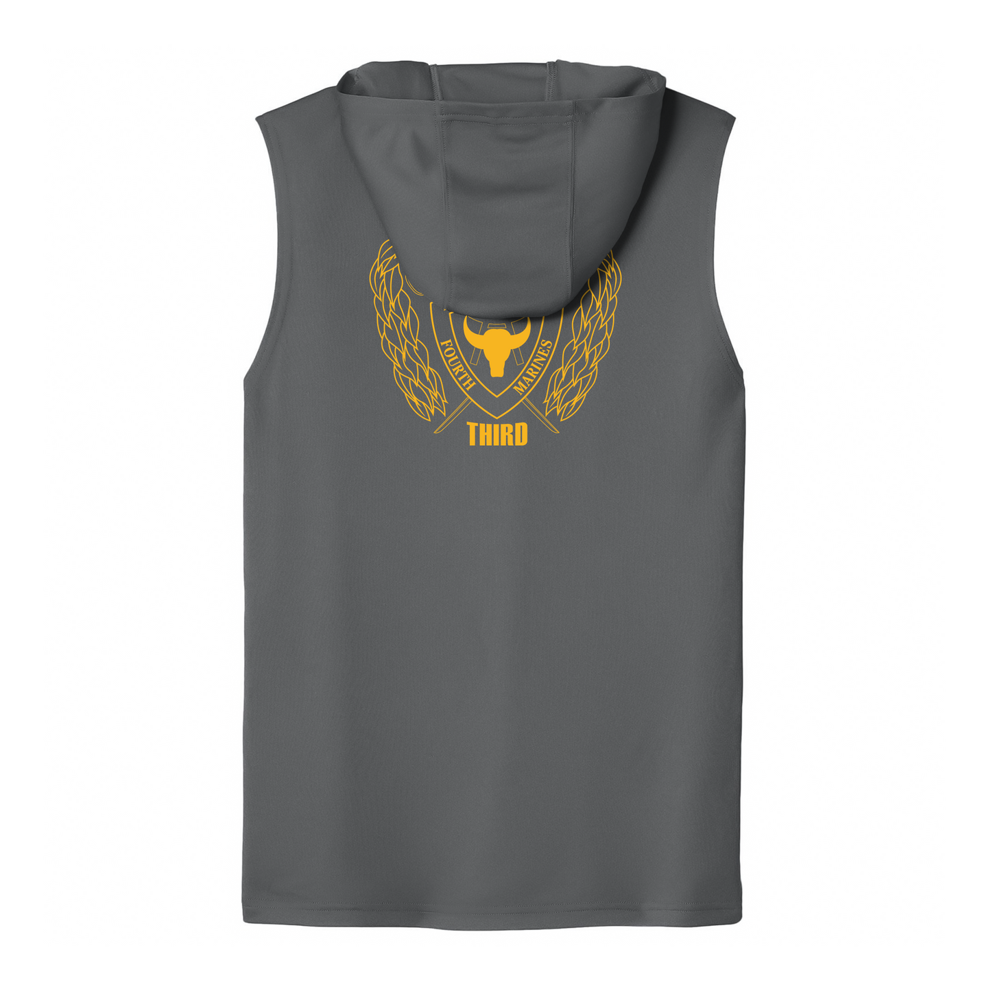 3rd Battalion 4th Marines Unit "Thundering Third" DRIFIT Sleeveless, Tank, Sleeveless Hoodie