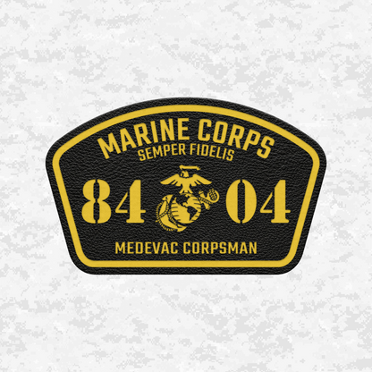 MOS HM-8404 Medevac Corpsman | Leather Patch | Velcro Backed