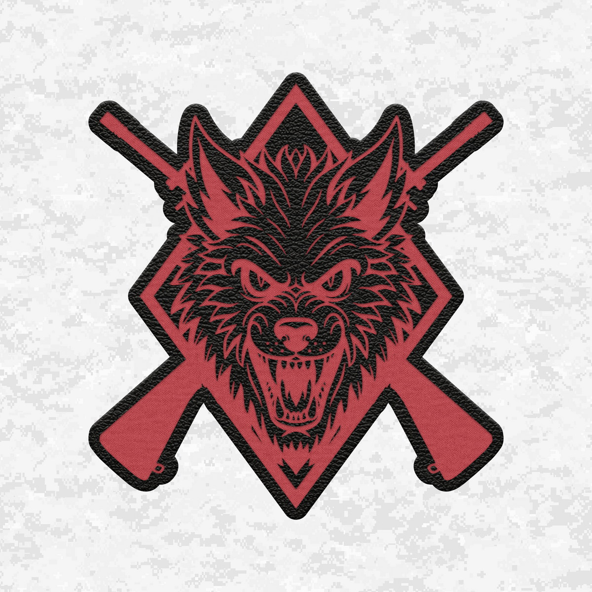 Tactical Werewolf Halloween Edition | Leather Patch | Velcro Backed