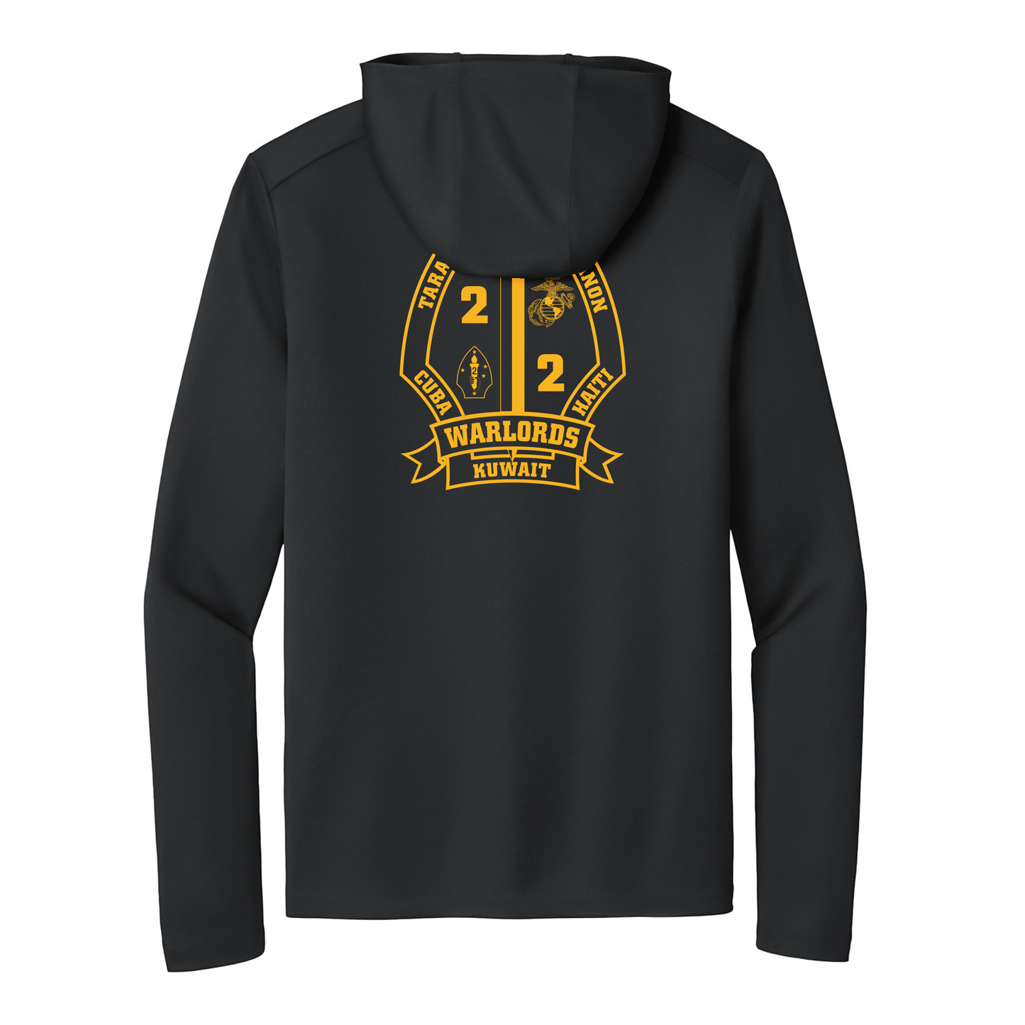 2nd Battalion 2nd Marines Unit "Warlords" #3 DRIFIT Long sleeve, Hoodie