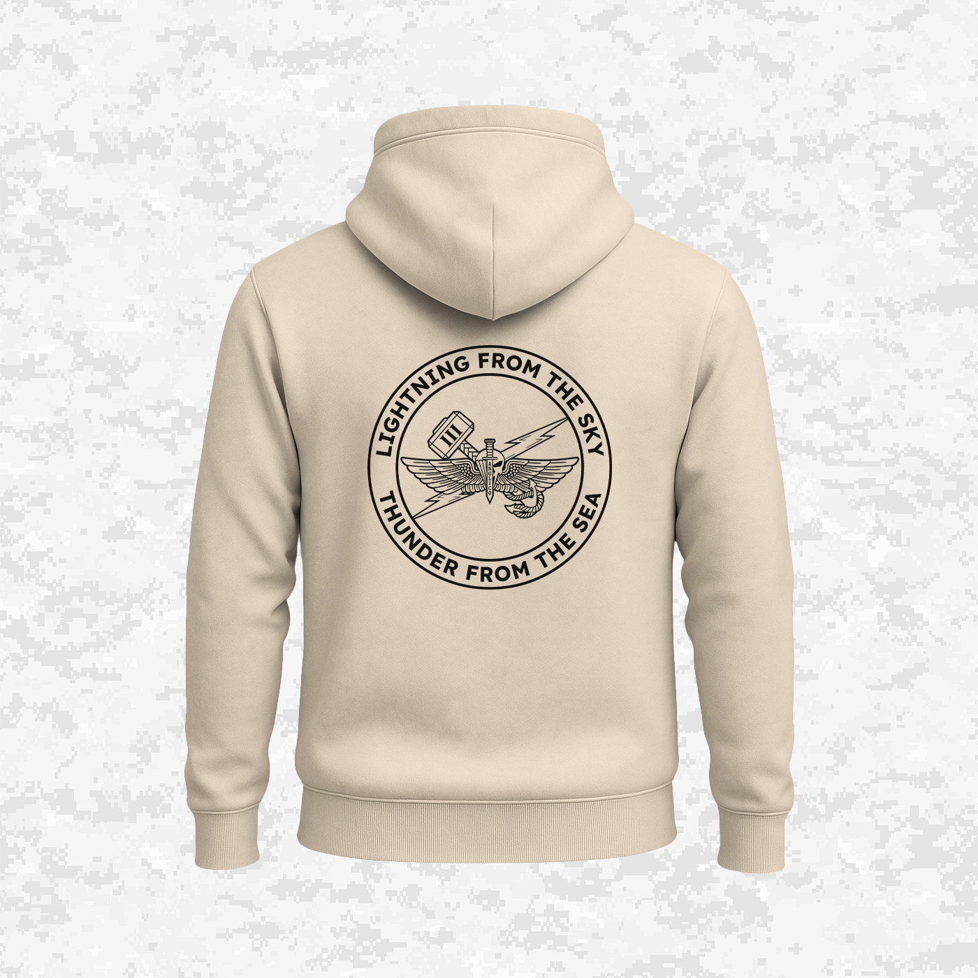 3rd ANGLICO | Lightning From The Sky, Thunder From The Sea | Hoodie