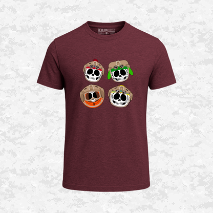 Mountain Town Squad Skulls | Military Parody | T-shirt