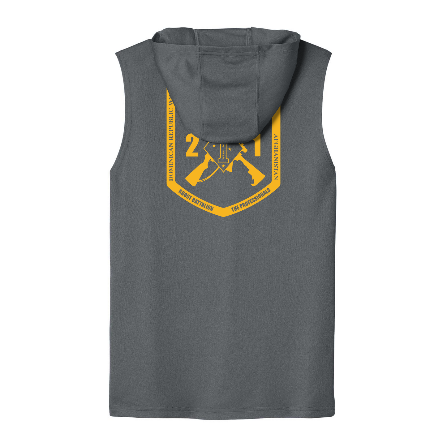 2nd Battalion 1st Marines Unit "Gunsmoke" DRIFIT Sleeveless, Tank, Sleeveless Hoodie