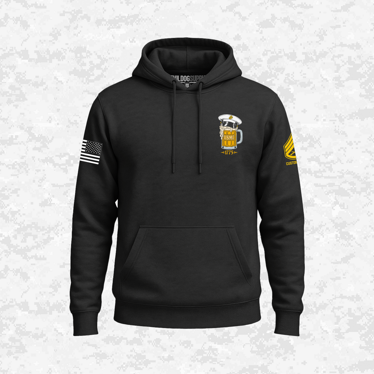 Born in a Bar #2, Customizable Ranks Edition | Hoodie