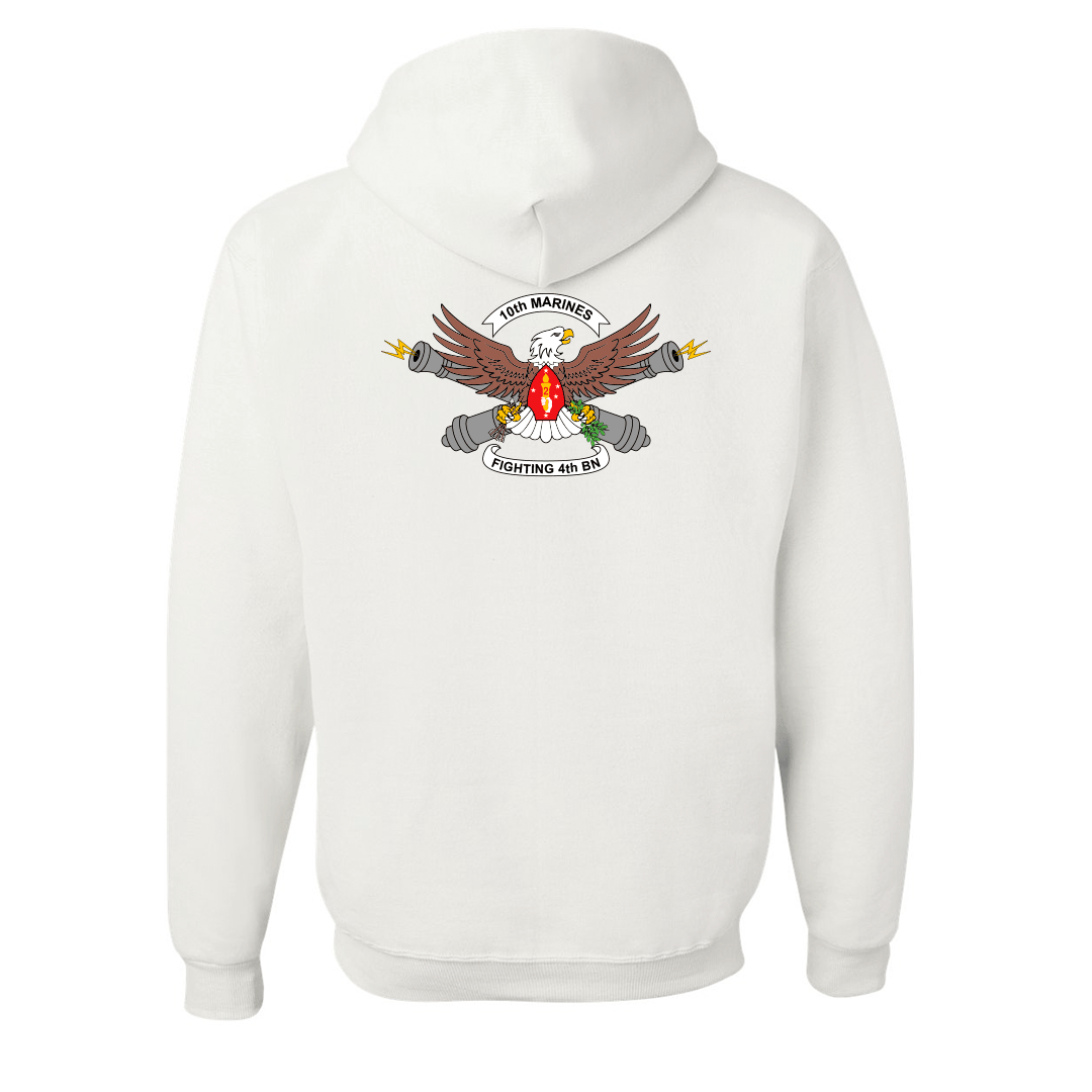 4th Battalion 10th Marines Unit "Fighting 4th" Hoodie