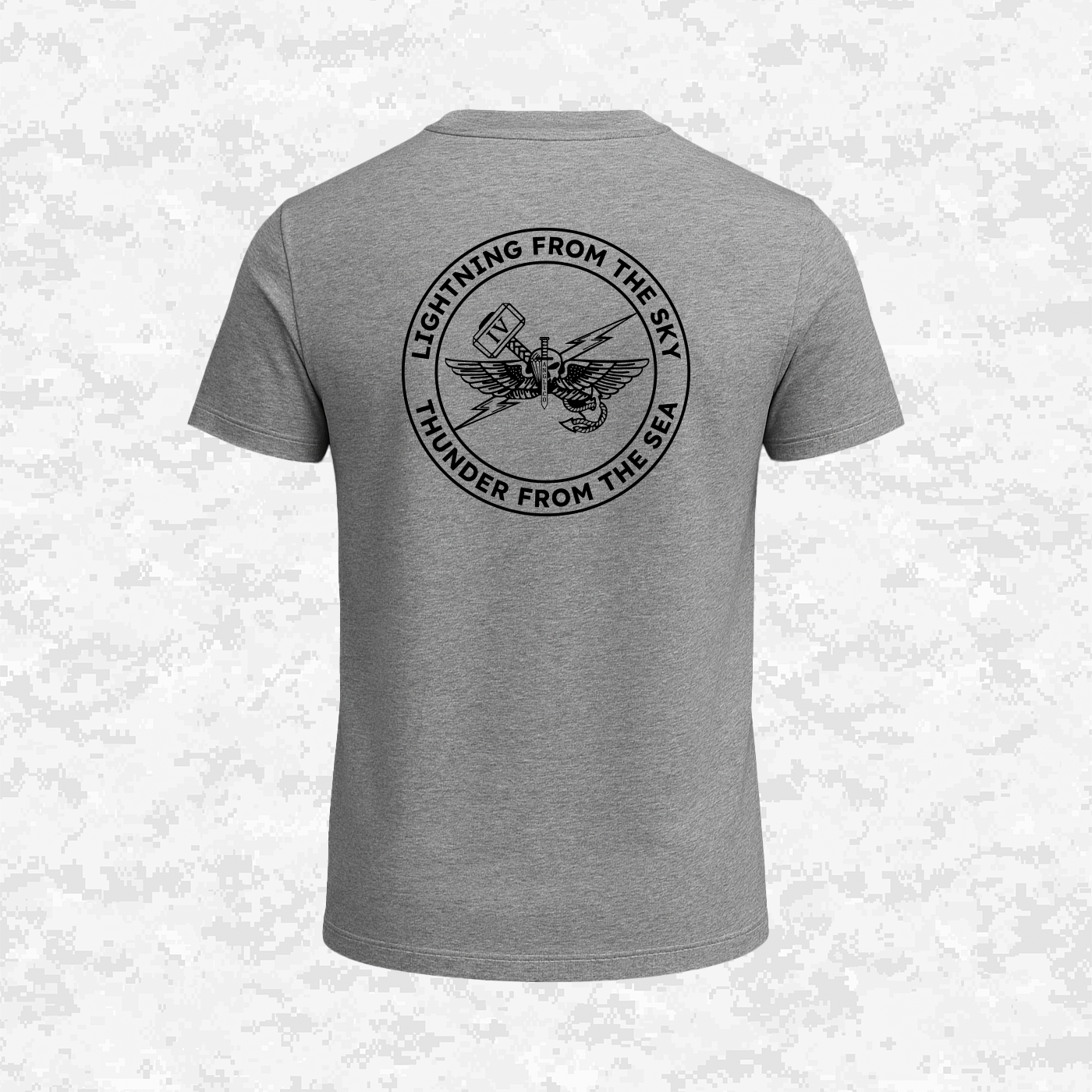4th ANGLICO | Lightning From The Sky, Thunder From The Sea | T-shirt